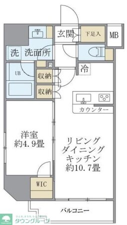 フェリーチェ錦糸町の物件間取画像